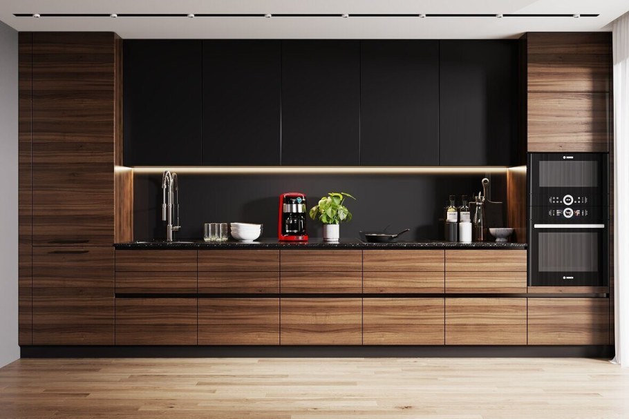 Кухни Джулия Новарс шпон