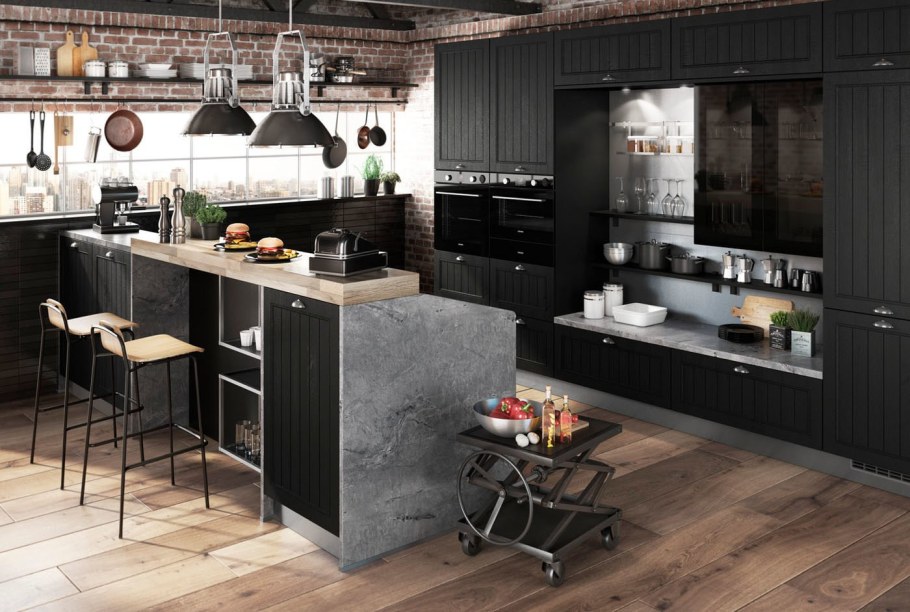 Кухня лофт ДСВ