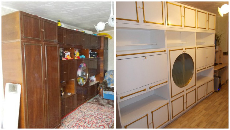 Переделка старой стенки