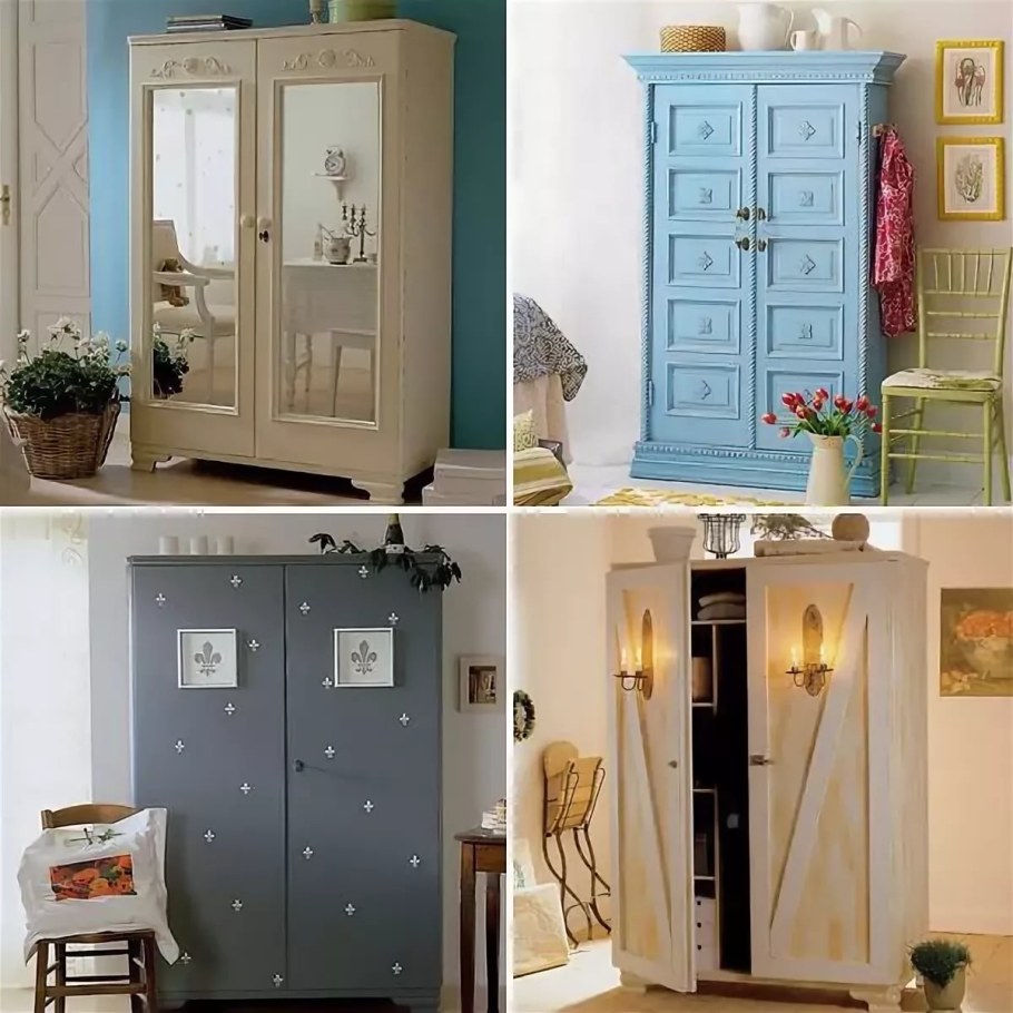Перекраска старых шкафов