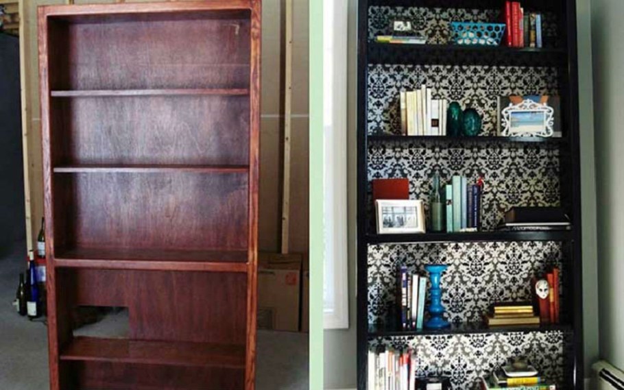 Стеллаж из старой стенки