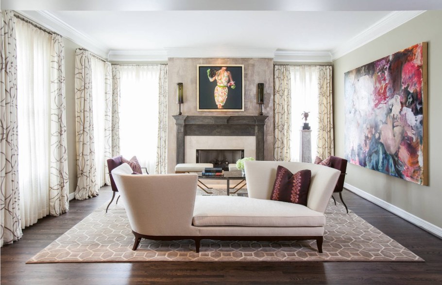 Модные шторы в гостиную