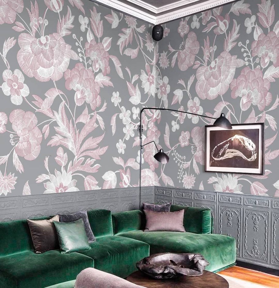 Обои для зала модные тенденции