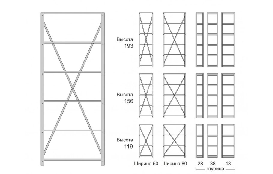 Чертеж стола из профильной трубы в стиле лофт
