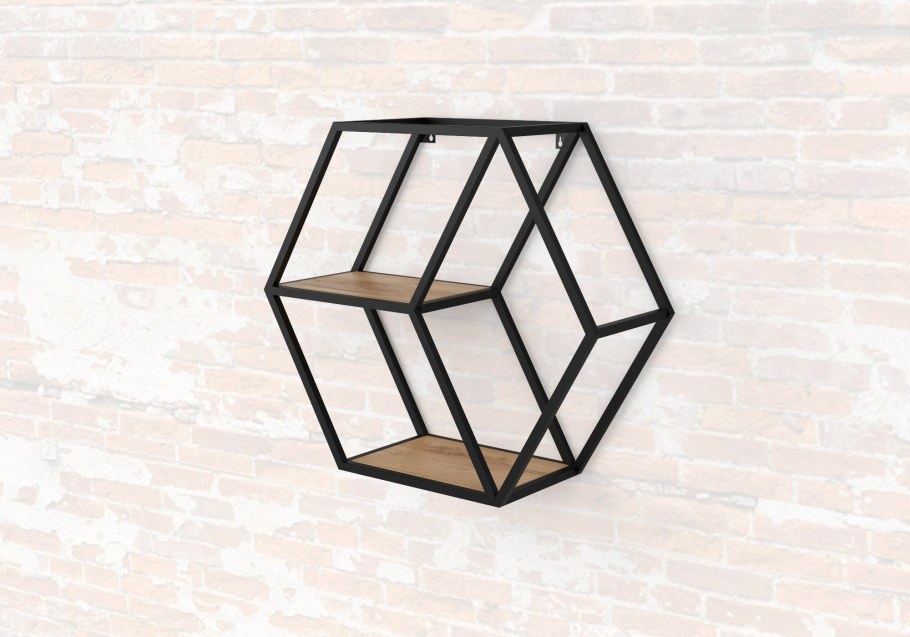 Ромбовидная полка лофт