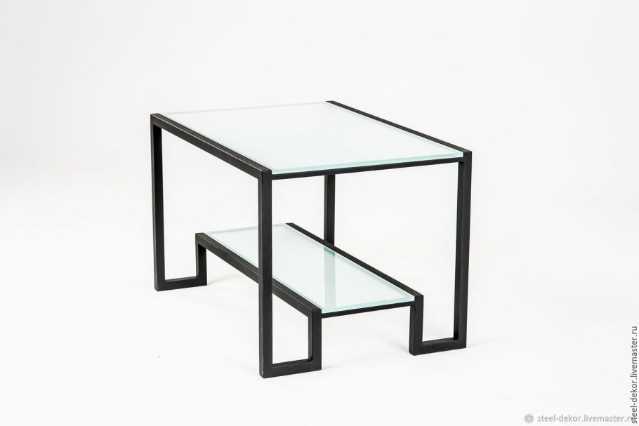 Журнальный стол в стиле лофт чертежи