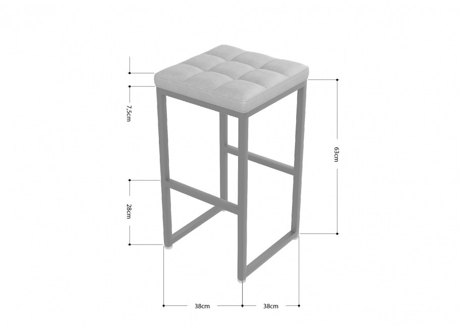 Табурет барный ТБ 321л