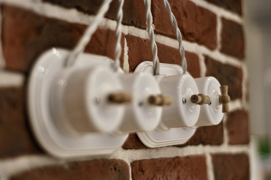 Ретро провод в интерьере