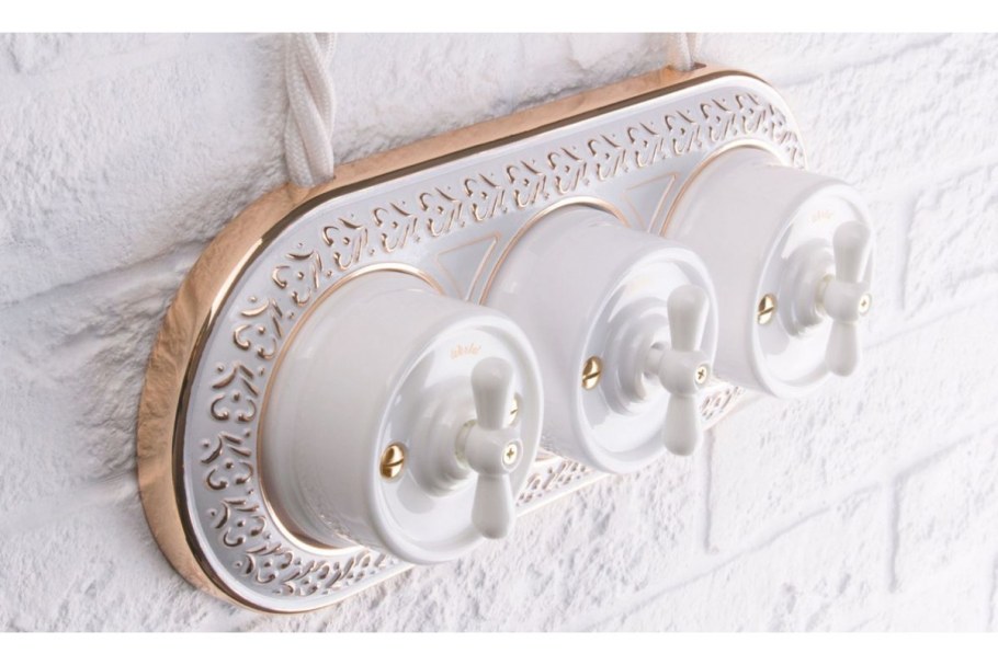 Веркель ретро розетки и выключатели