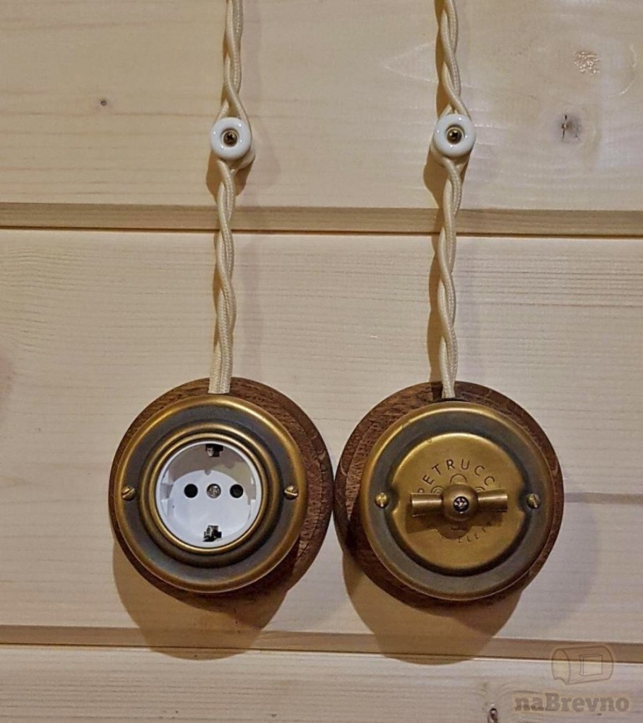 Наружная проводка ретро