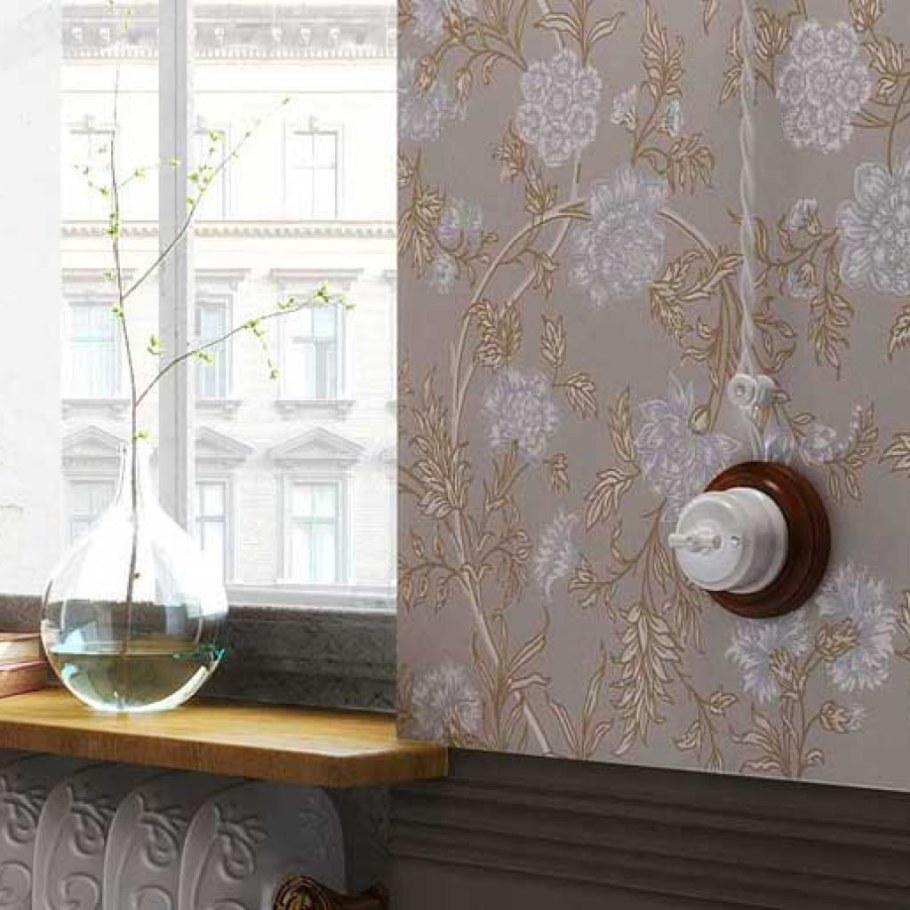 Ретро проводка в интерьере