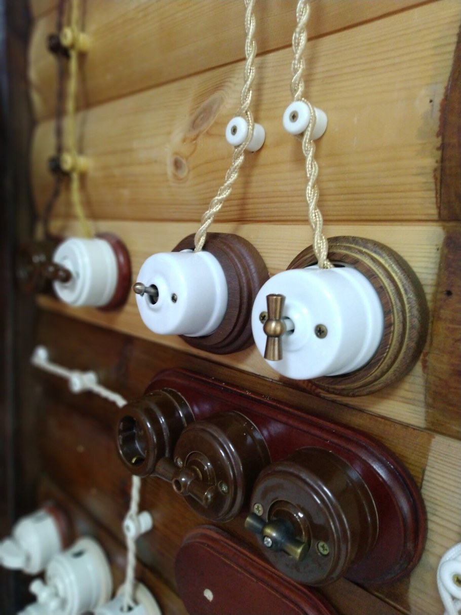 Ретро кабель в интерьере