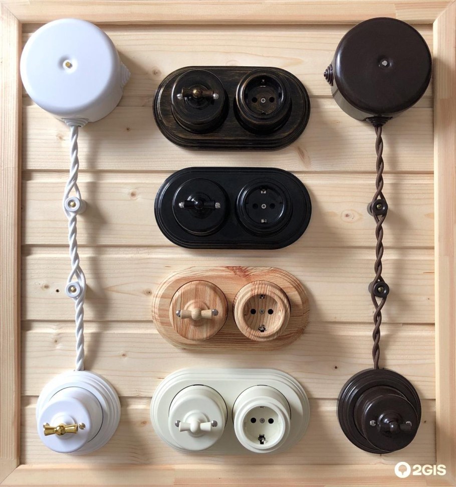 Ретро розетки Мезонин