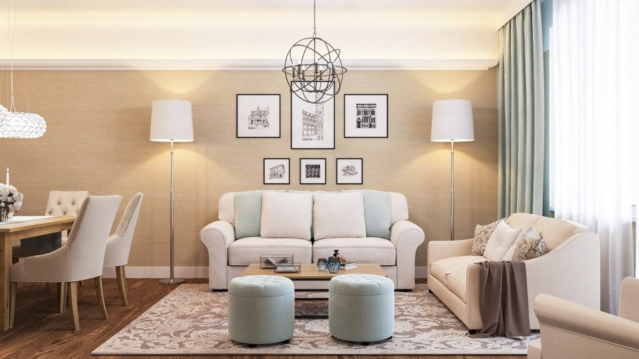 Холодный беж в интерьере