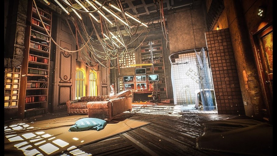 Cyberpunk 2077 комната