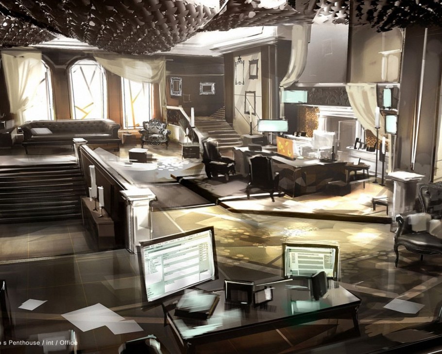 Деус экс концепт арт