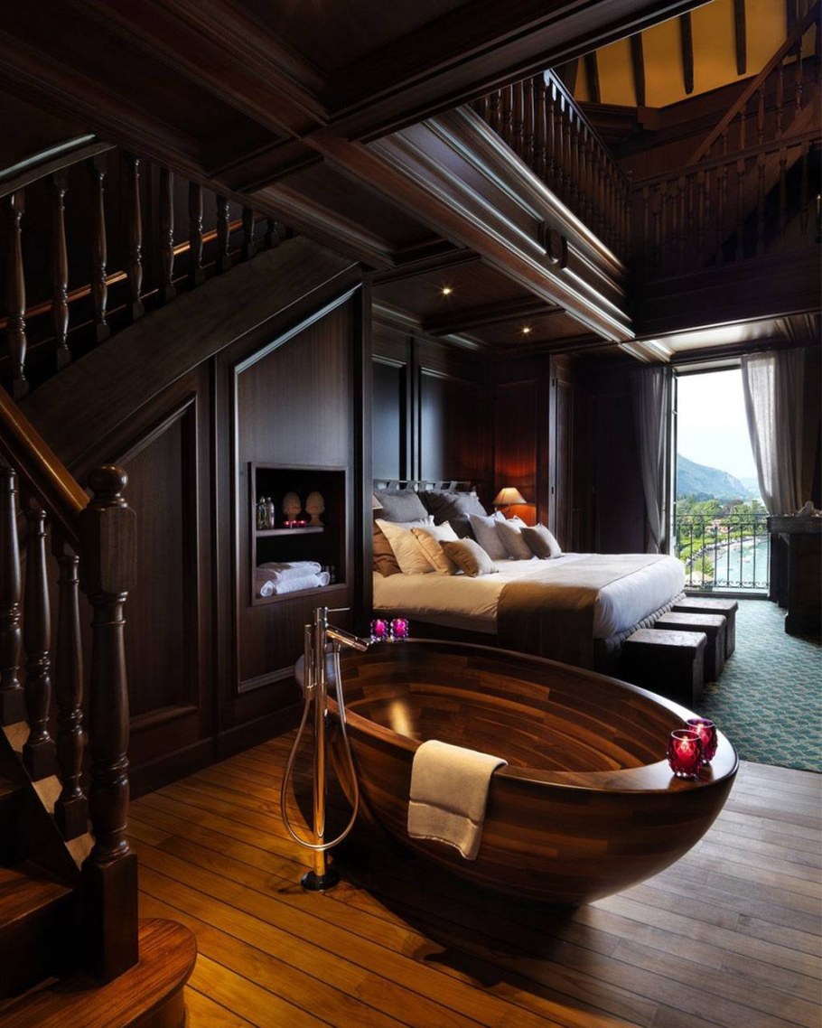 Необычный интерьер