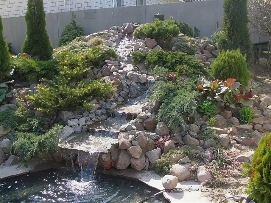 Ландшафтный рокарий Каскад ручьев