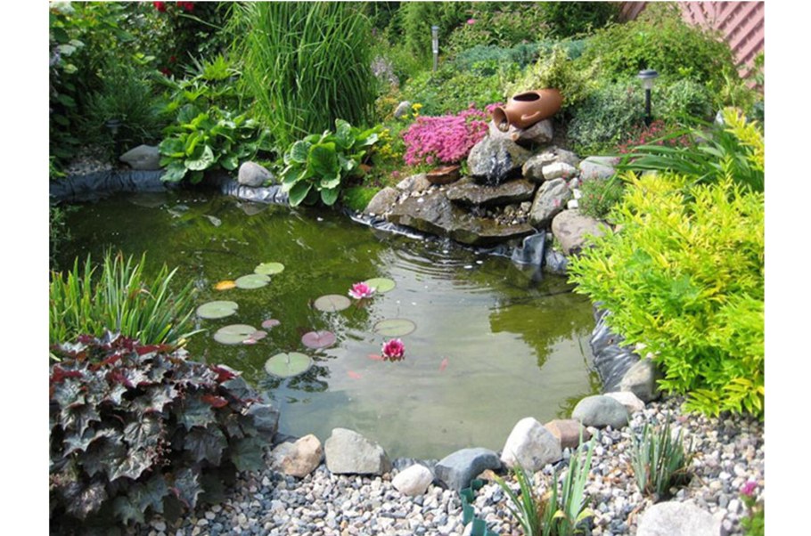 Альпинарий с прудиком