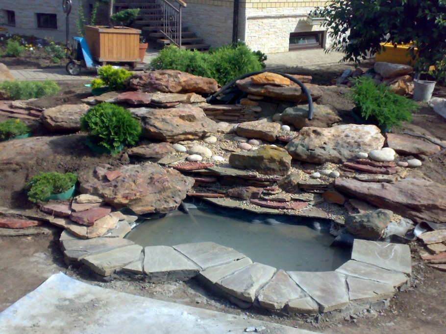 Ландшафтный рокарий Каскад ручьев