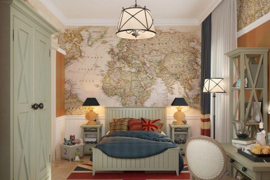Интерьер детской комнаты в английском стиле