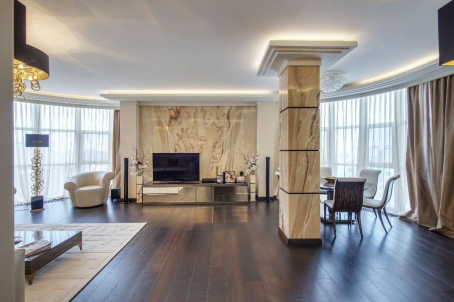 Колонны в интерьере