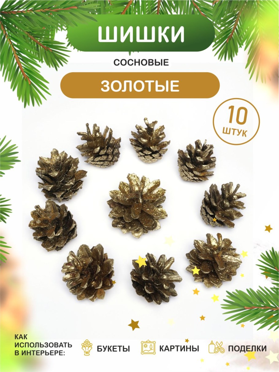 Сосна с зелеными шишками