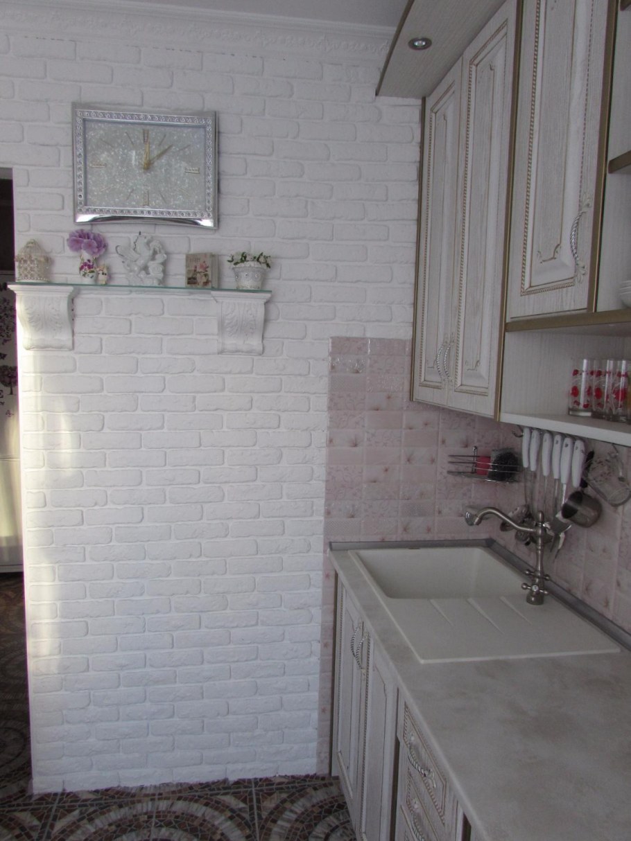 Кухня кирпич хрущевка