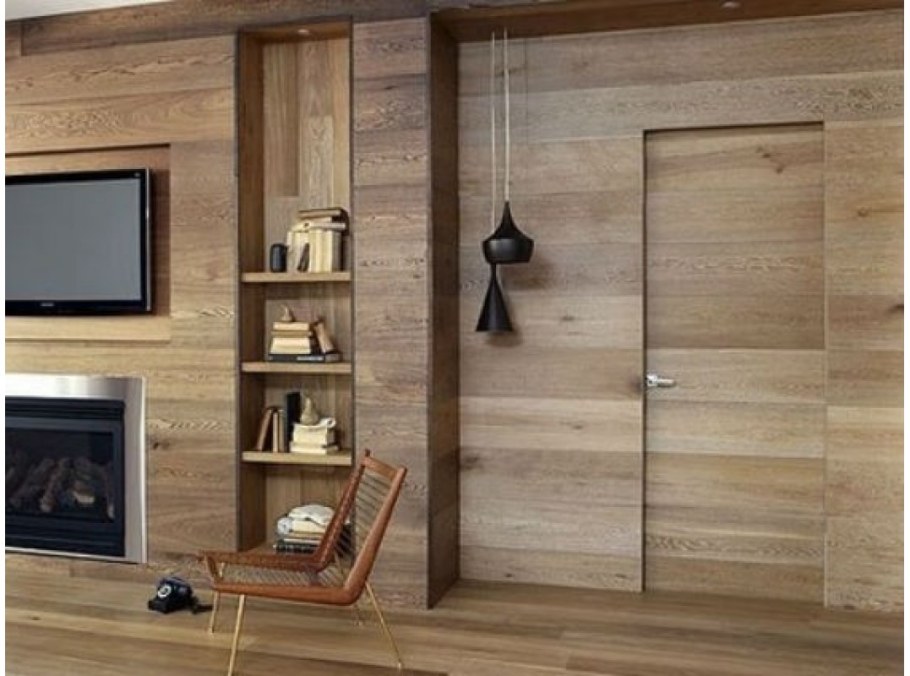 Деревянные панели в интерьере