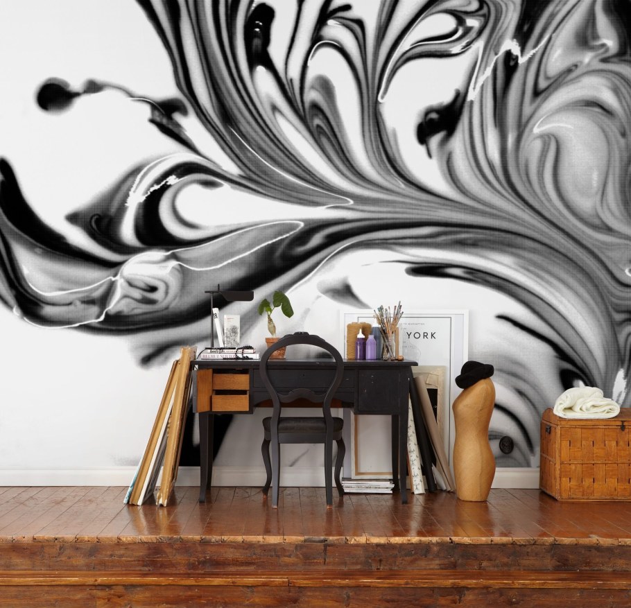 Роспись стен абстракция