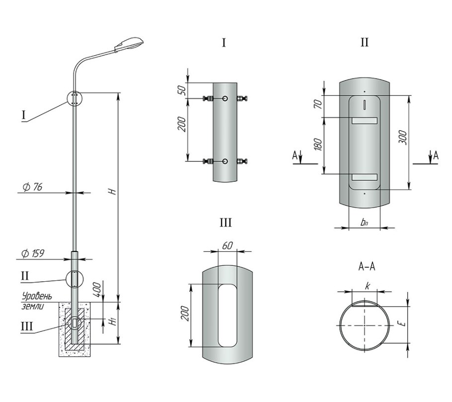 Опора ОТФ 159/133-8.0