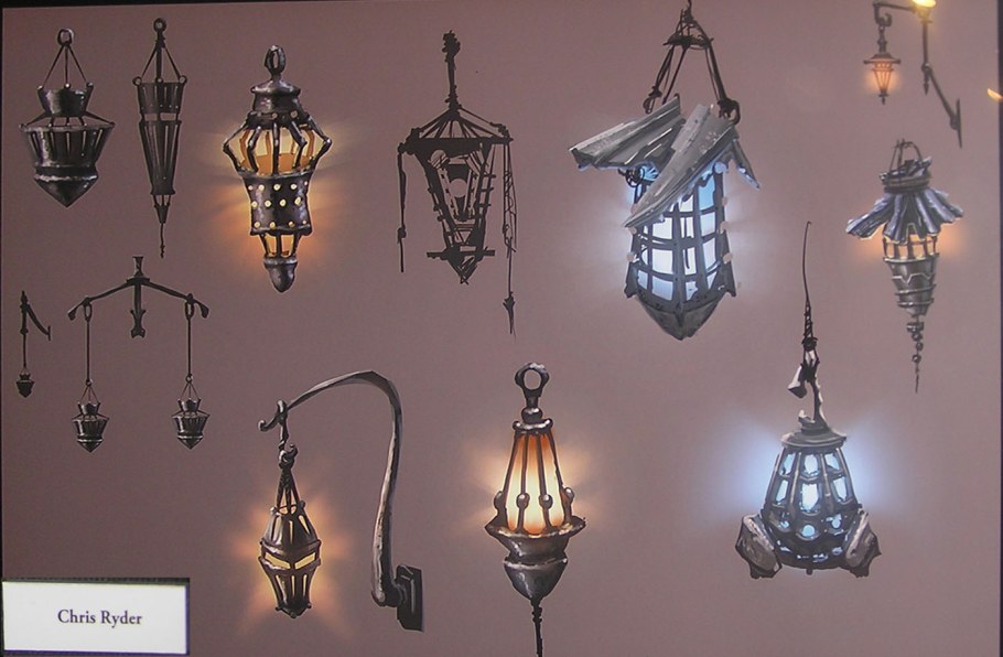 Средневековые светильники