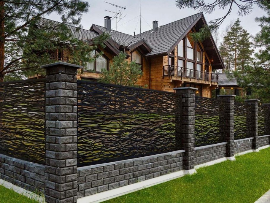 Красивый забор