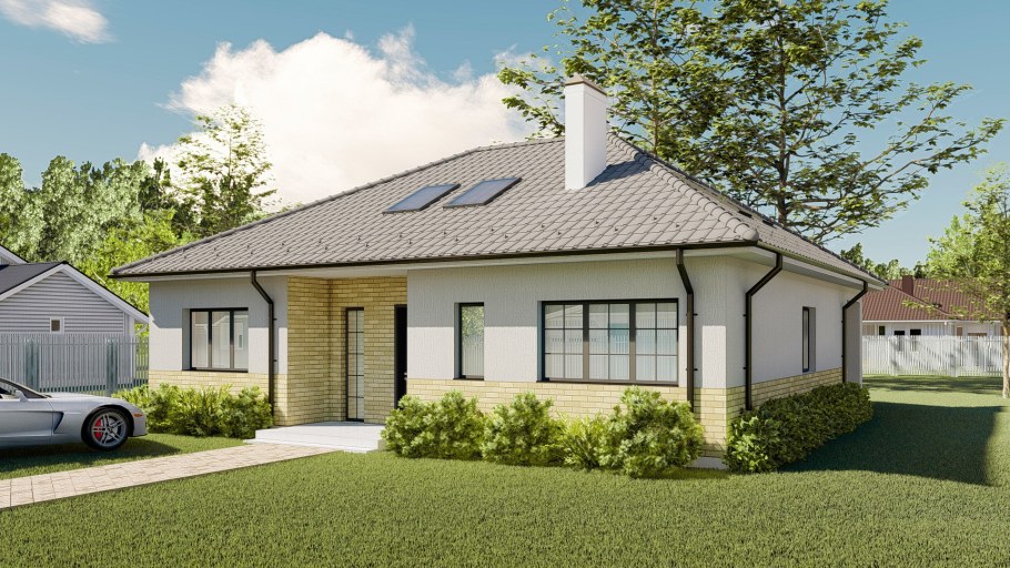 Z500 проекты одноэтажных с мансардой