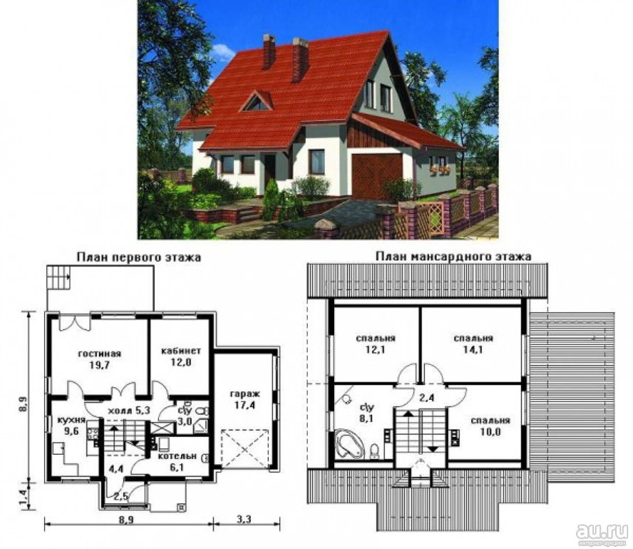 Планировка двухэтажного дома 150 кв.м
