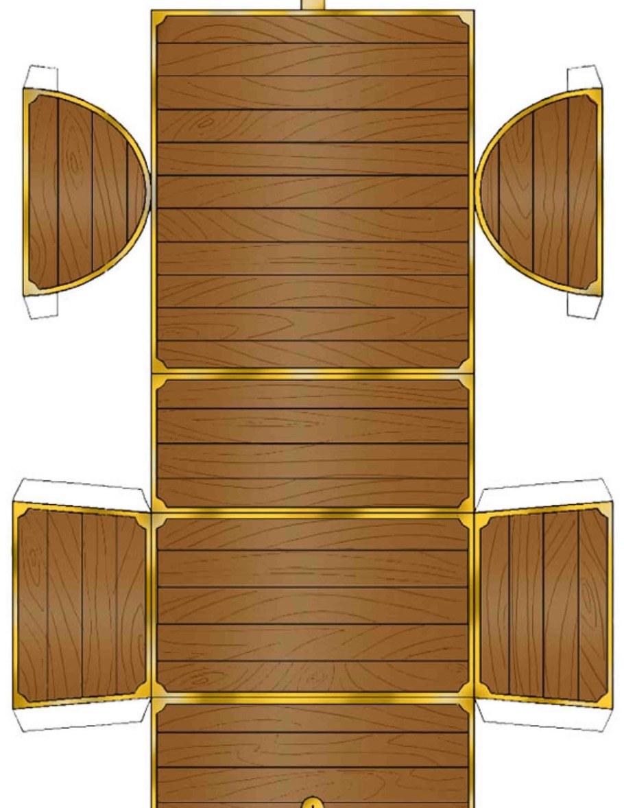 Сундук из картона