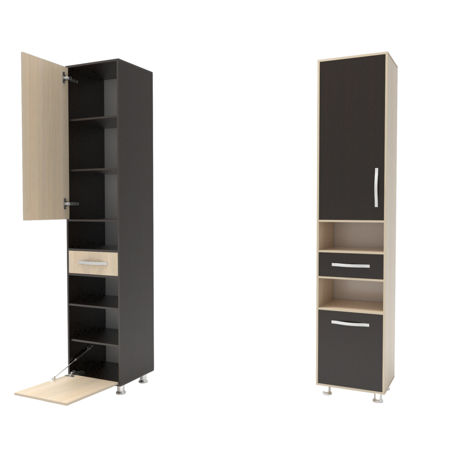 Пенал "Квадро" с 1 ящ.