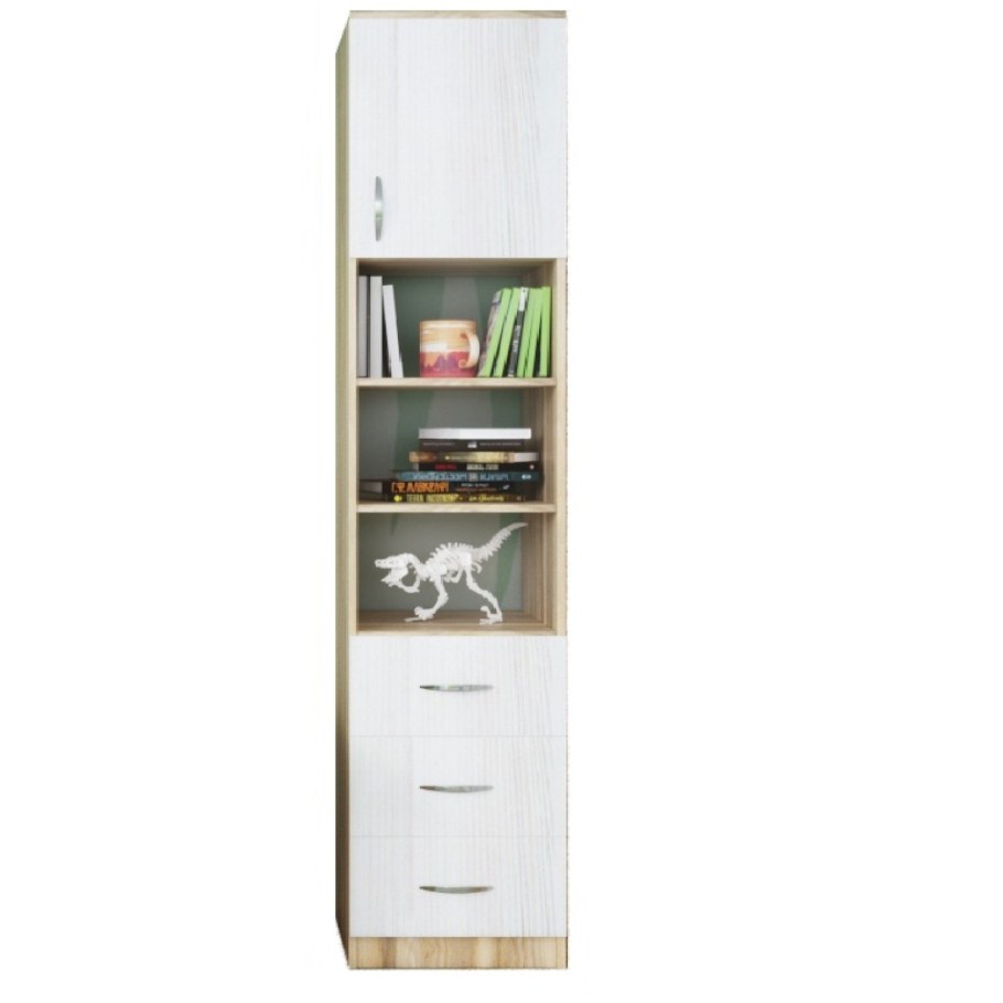 Шкаф пенал Кантри с полкамм