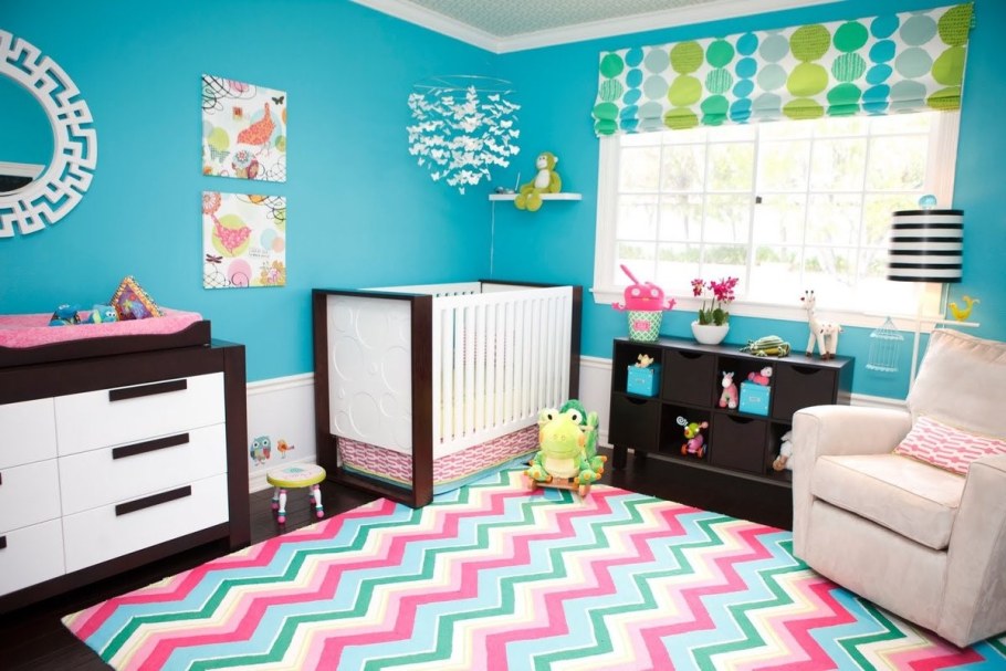 Яркие детские комнаты