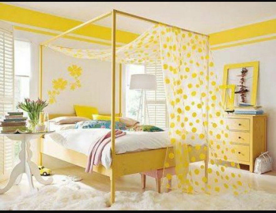 Лимонный цвет в интерьере