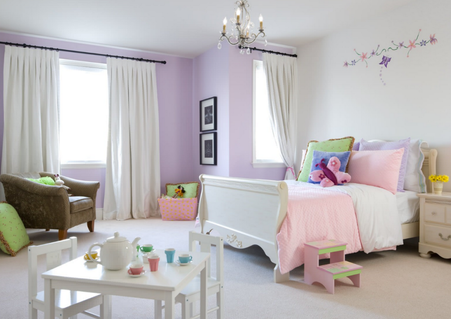 Интерьер комнаты для девочки