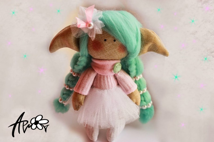 Эльф кукла интерьерная