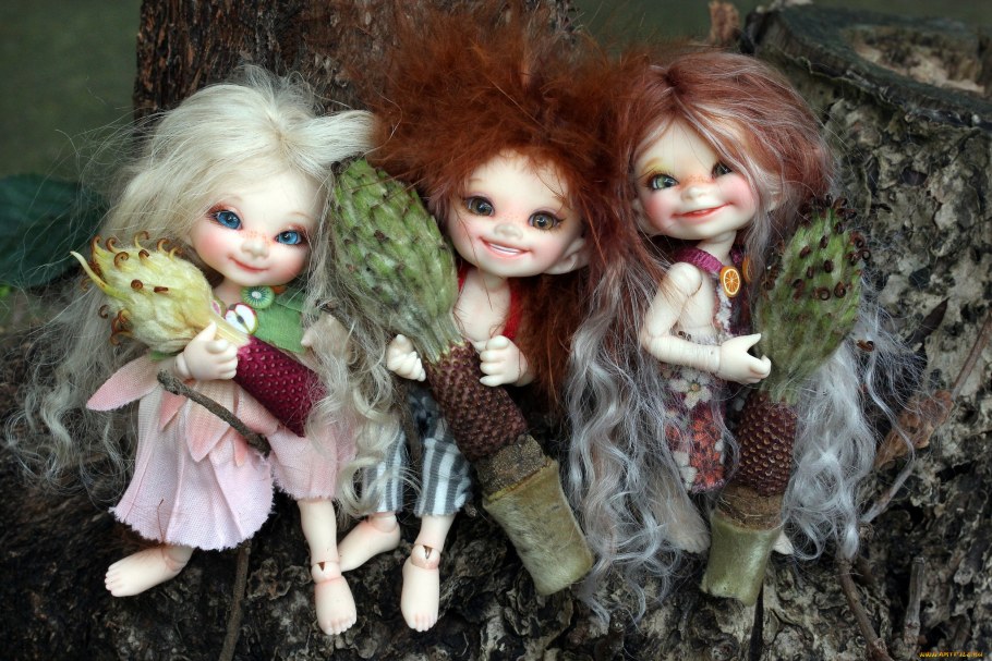 Кукла Эльф тряпичная