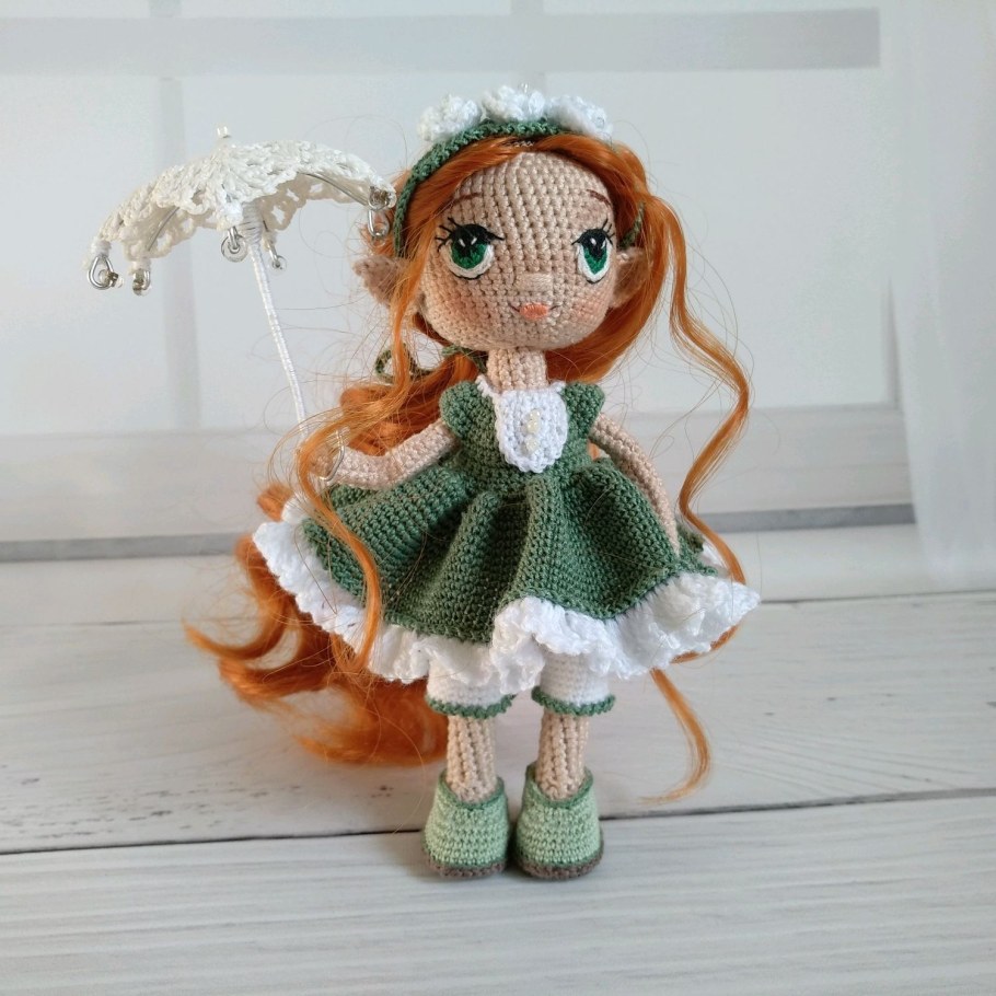 Вязаные куклы ручной работы