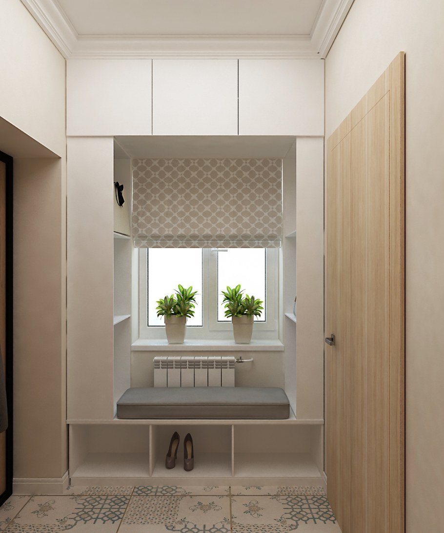 Интерьер для небольшого тамбура