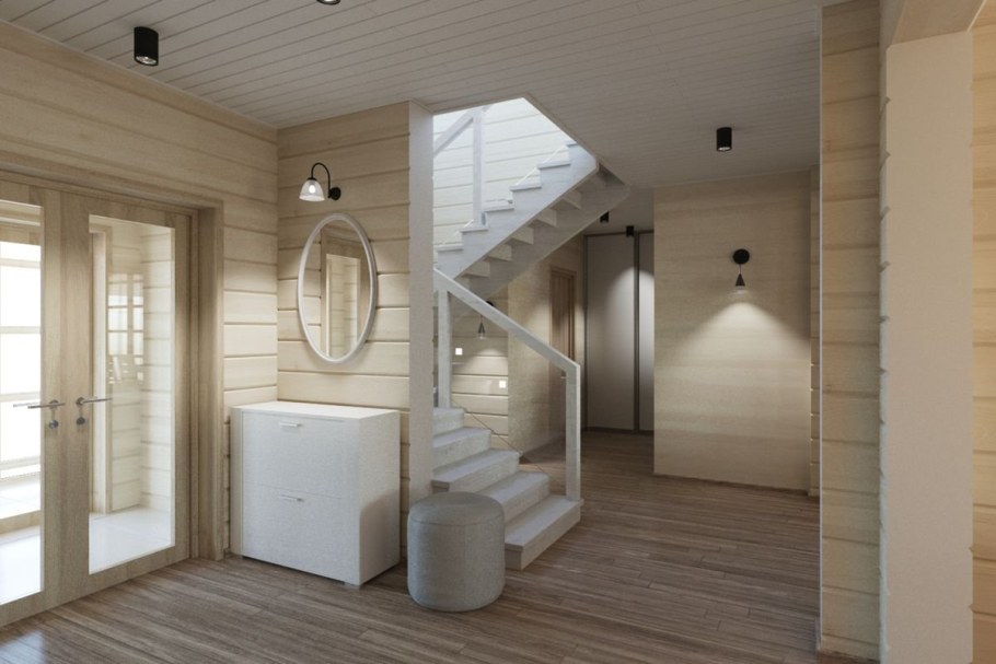 Тамбур прихожая в частном доме