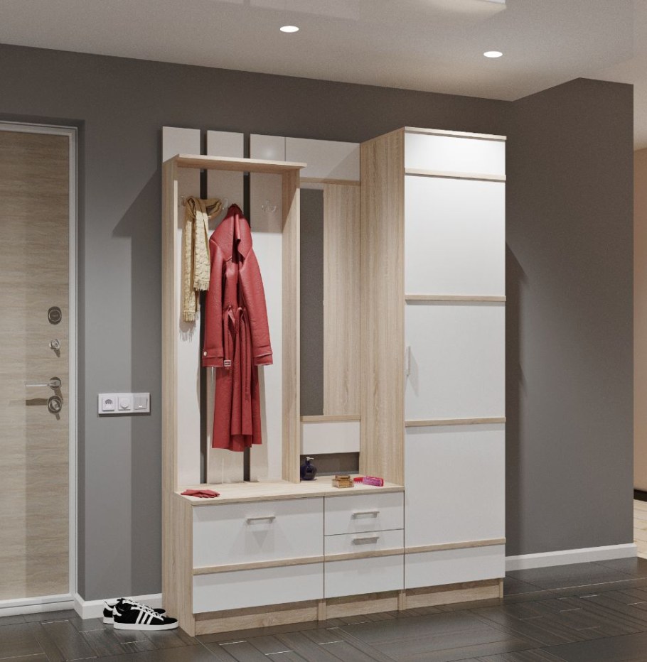 Шкаф-купе в прихожую Сакура