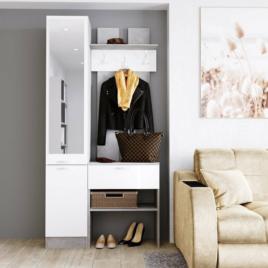 Прихожая Иннэс-3 Иннэс-3 бетон светлый