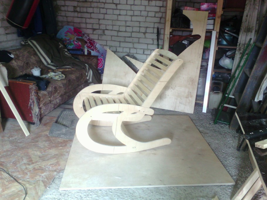 Кресло из фанеры