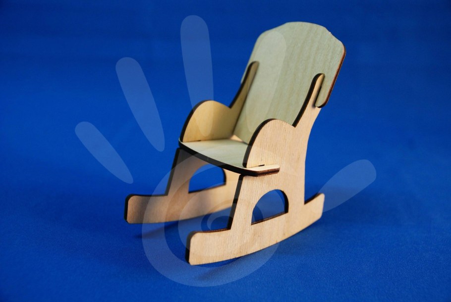 Кресло качалка детская из фанеры